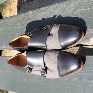 TAFT Double Monk tweed Dress Shoes
